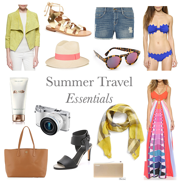 travel essentials in the summer