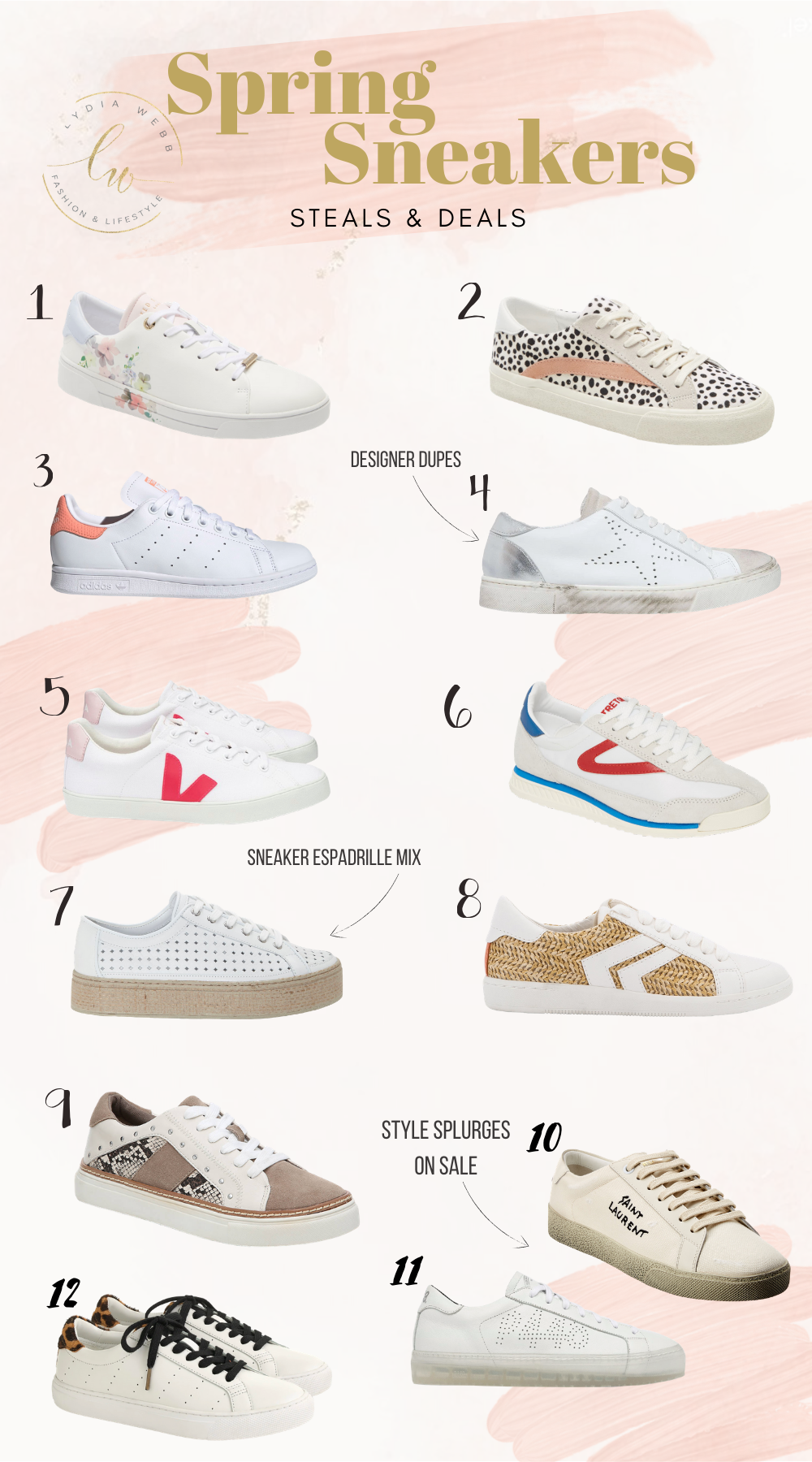 Spring Sneakers – The LYDIA WEBB blog