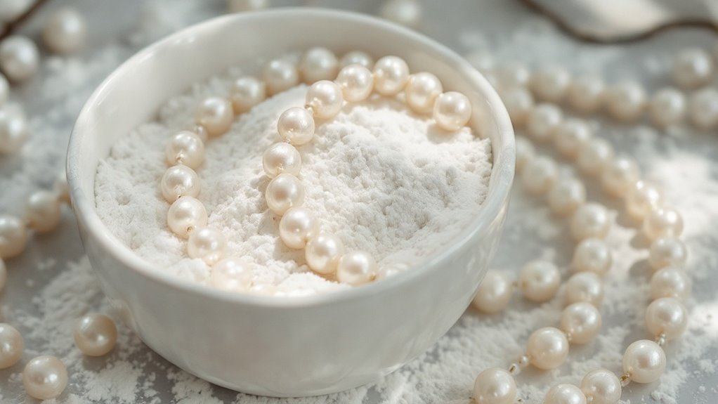 cornstarch care for pearls