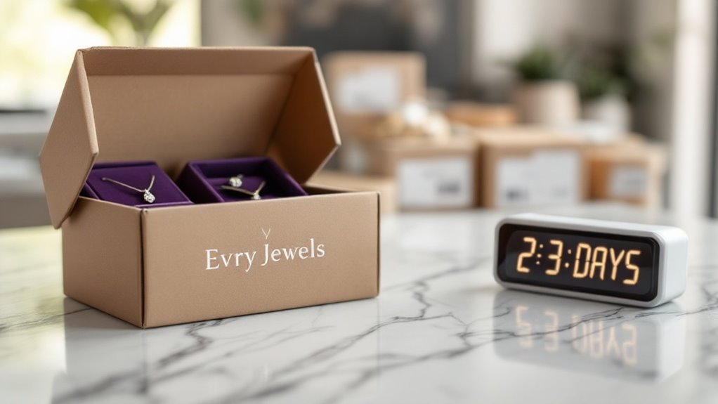 evry jewels shipping time 2025